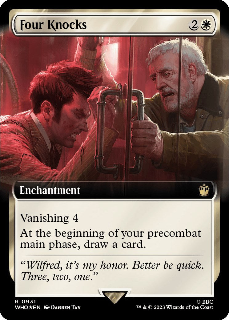Four Knocks (Extended Art) (Surge Foil) [Doctor Who] | Exor Games Summserside