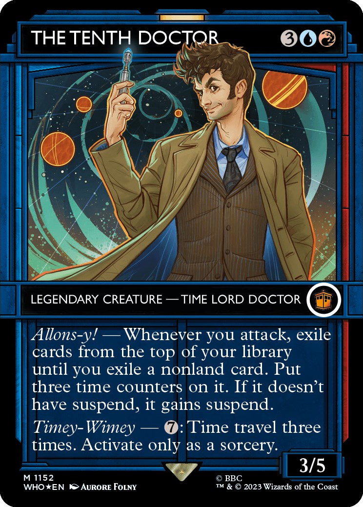 The Tenth Doctor (Showcase) (Surge Foil) [Doctor Who] | Exor Games Summserside