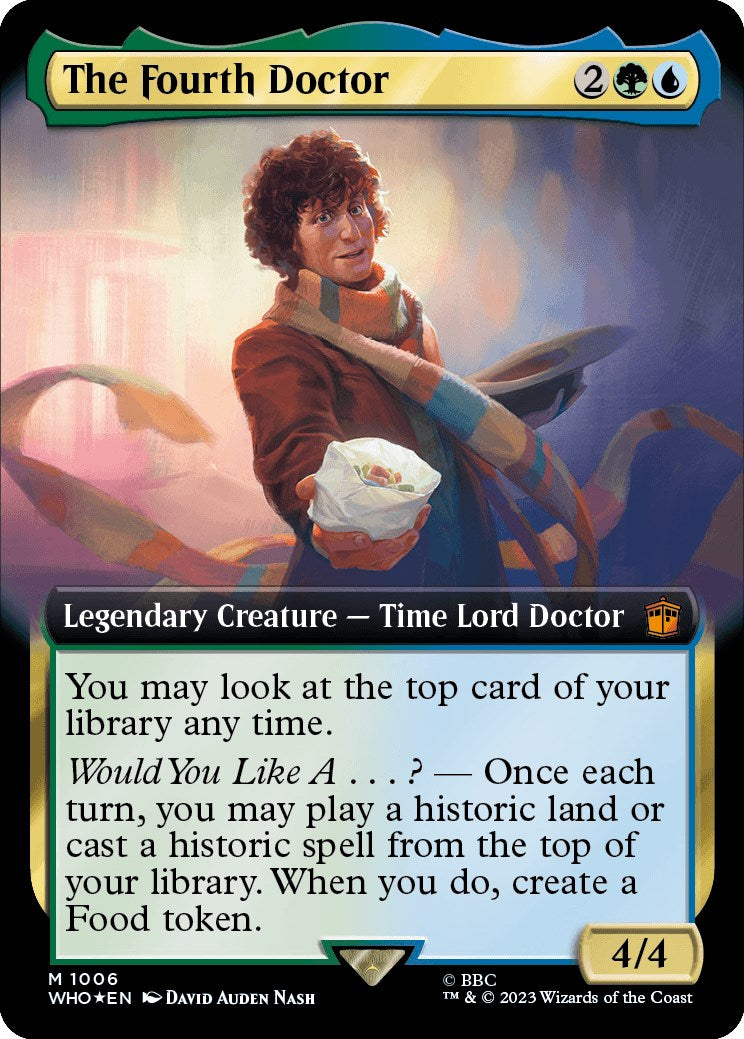 The Fourth Doctor (Extended Art) (Surge Foil) [Doctor Who] | Exor Games Summserside