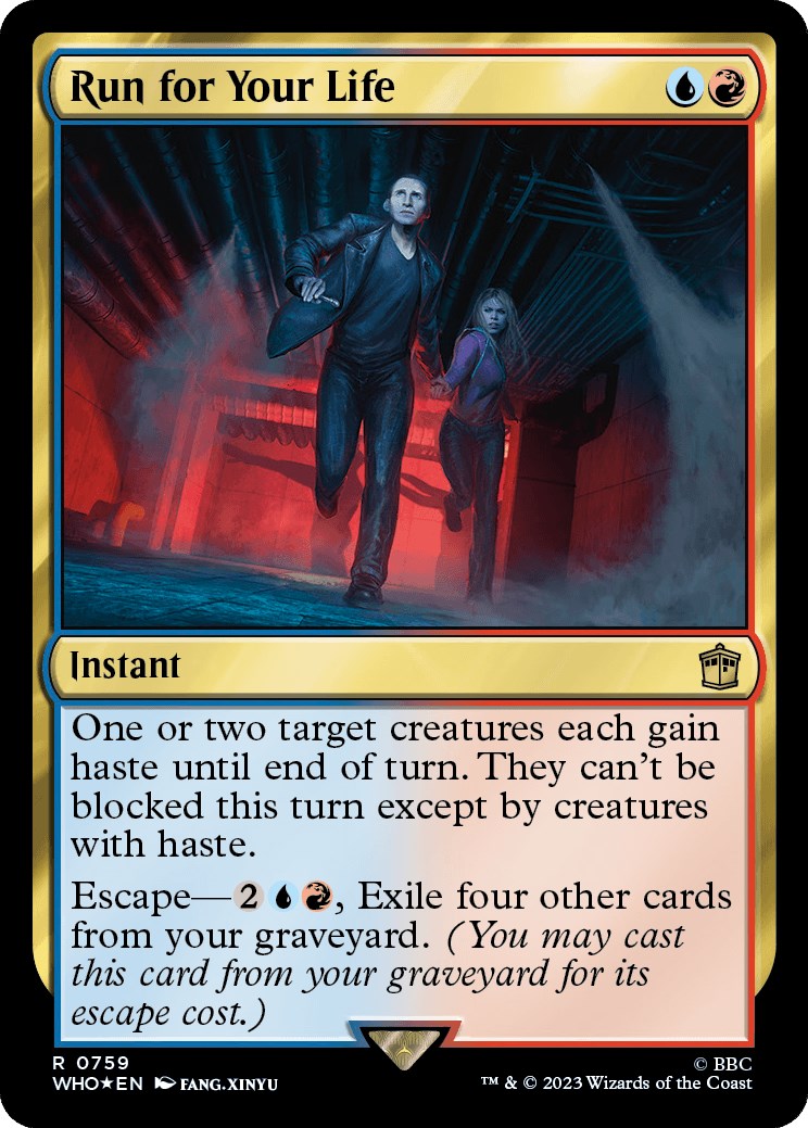 Run for Your Life (Surge Foil) [Doctor Who] | Exor Games Summserside