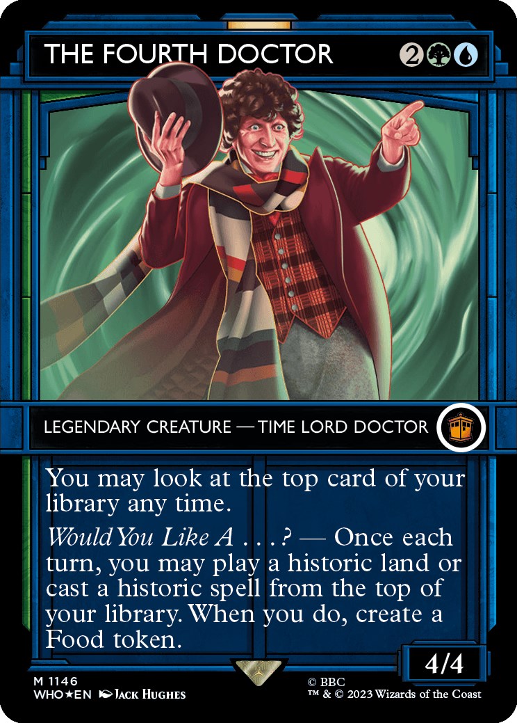 The Fourth Doctor (Showcase) (Surge Foil) [Doctor Who] | Exor Games Summserside