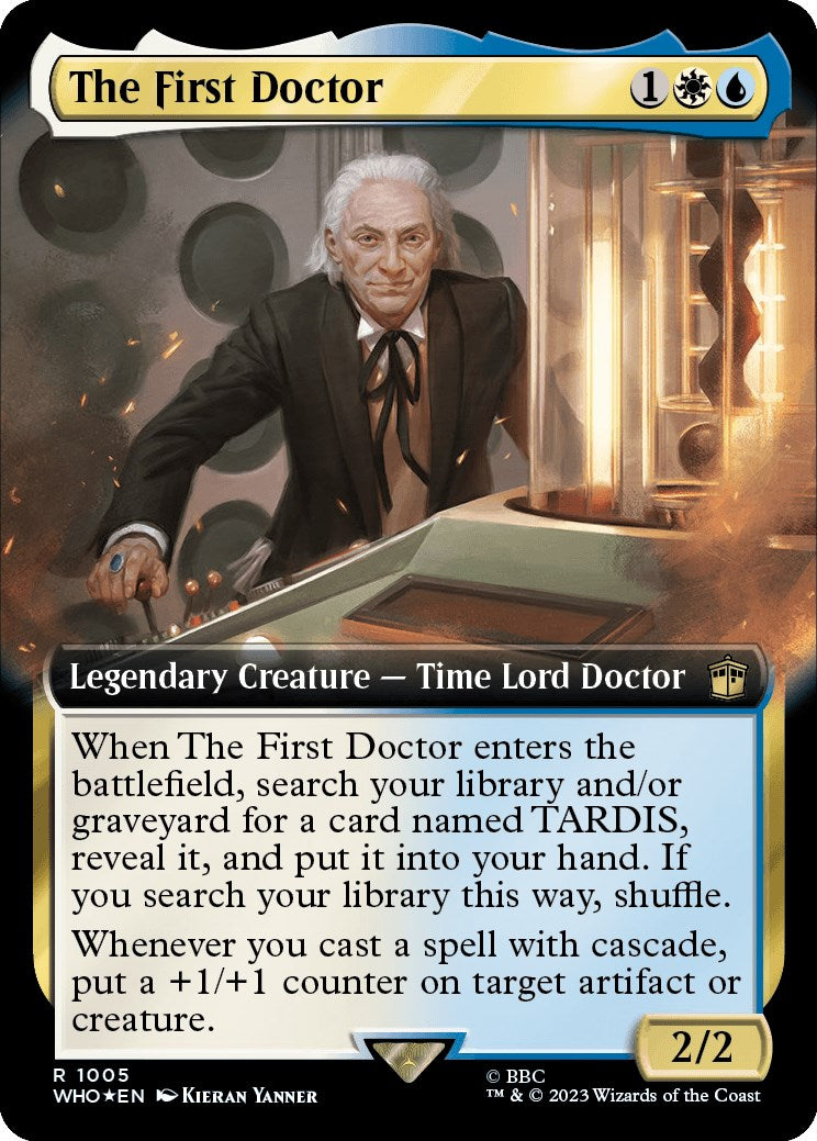 The First Doctor (Extended Art) (Surge Foil) [Doctor Who] | Exor Games Summserside