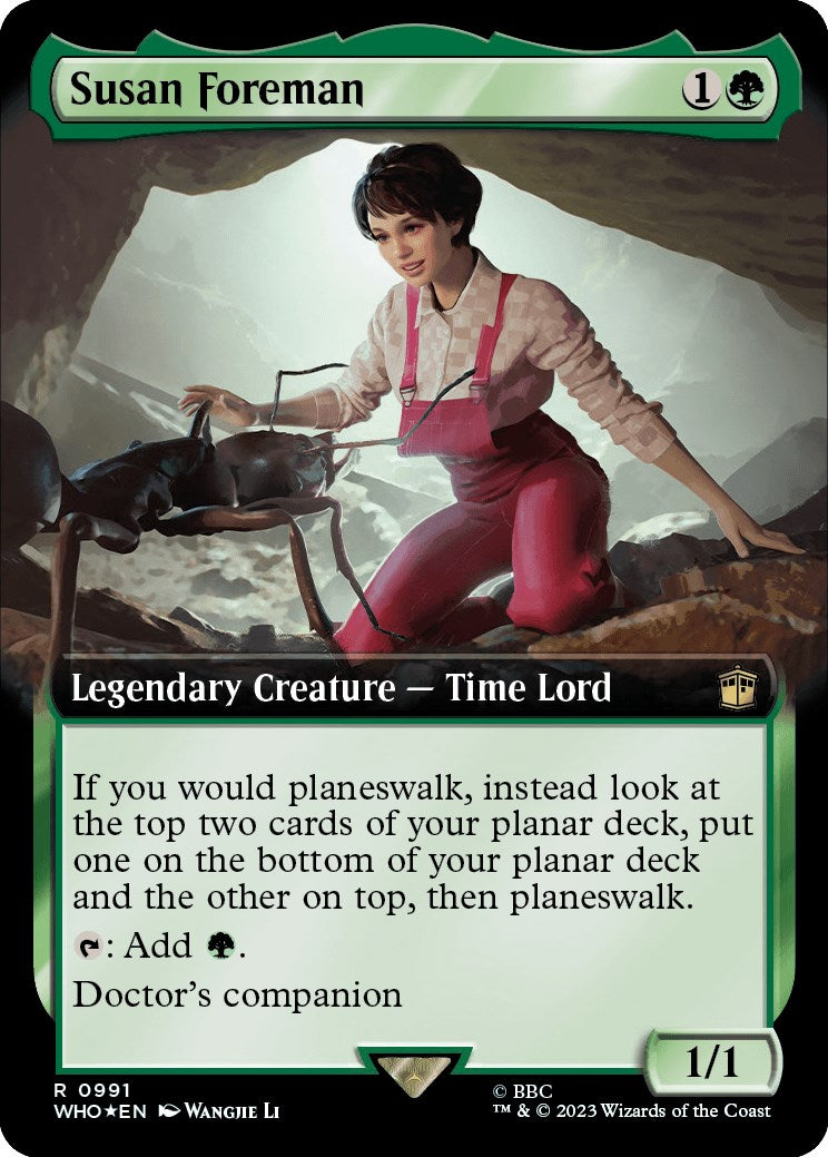Susan Foreman (Extended Art) (Surge Foil) [Doctor Who] | Exor Games Summserside