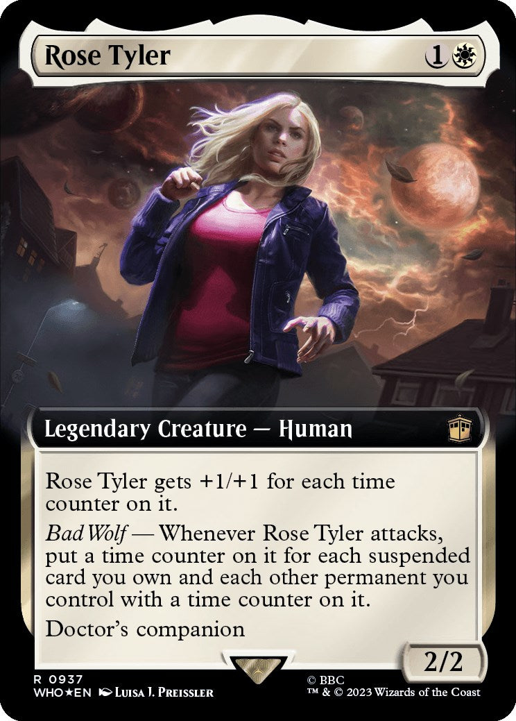 Rose Tyler (Extended Art) (Surge Foil) [Doctor Who] | Exor Games Summserside