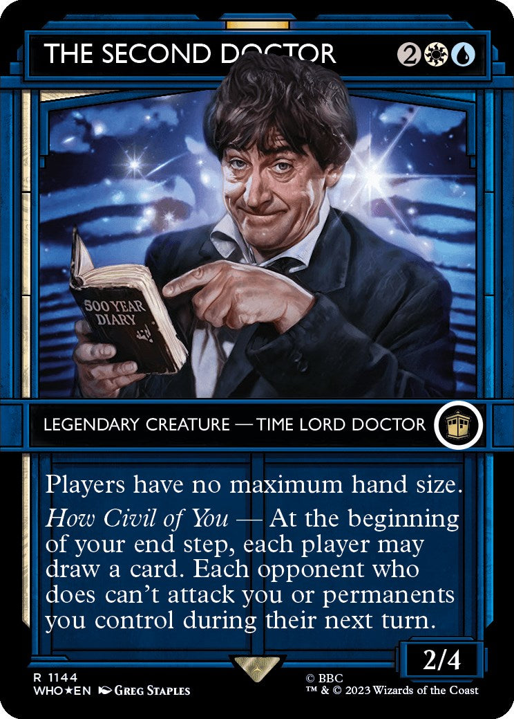 The Second Doctor (Showcase) (Surge Foil) [Doctor Who] | Exor Games Summserside