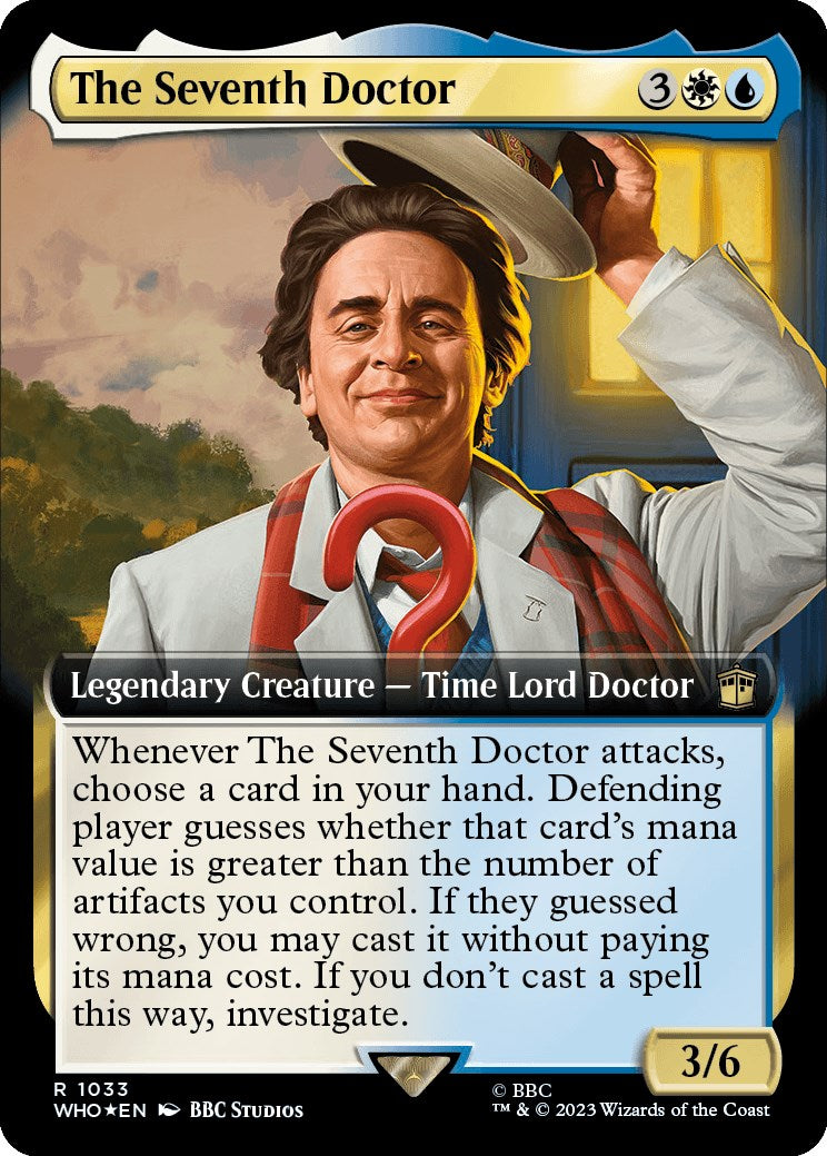 The Seventh Doctor (Extended Art) (Surge Foil) [Doctor Who] | Exor Games Summserside