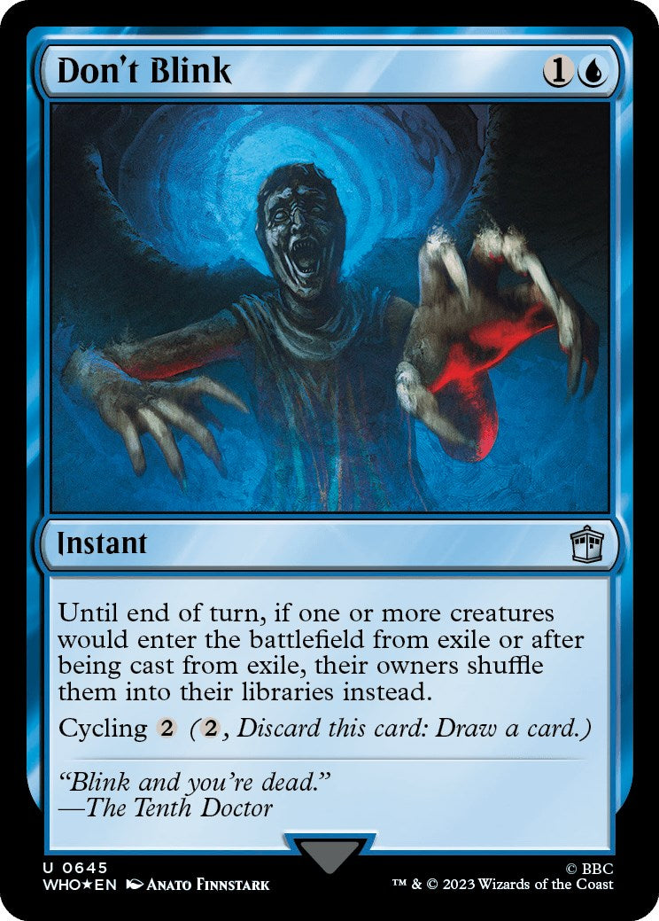 Don't Blink (Surge Foil) [Doctor Who] | Exor Games Summserside