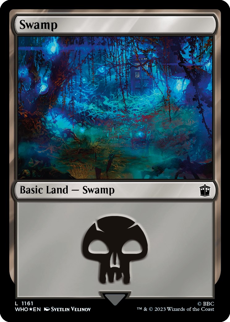 Swamp (1161) (Surge Foil) [Doctor Who] | Exor Games Summserside