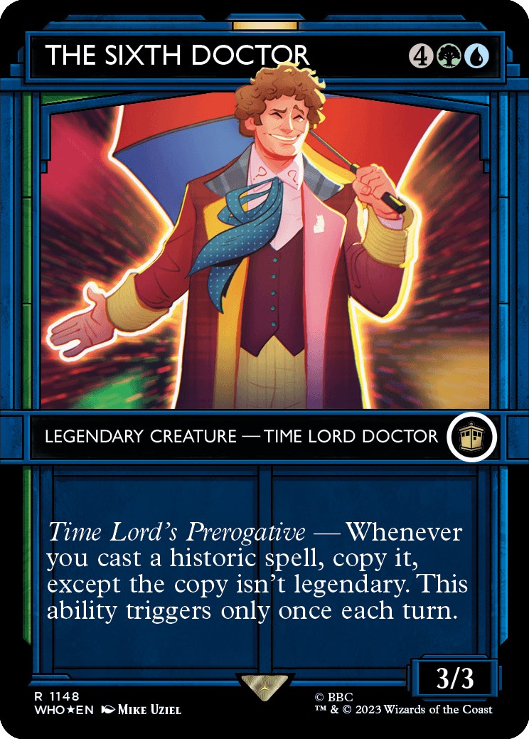 The Sixth Doctor (Showcase) (Surge Foil) [Doctor Who] | Exor Games Summserside