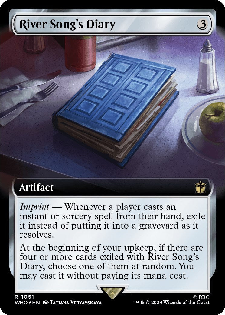 River Song's Diary (Extended Art) (Surge Foil) [Doctor Who] | Exor Games Summserside