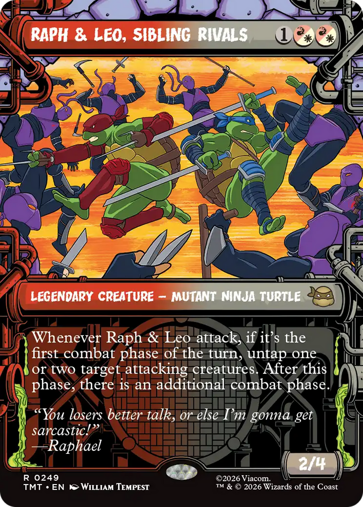 Raph & Leo, Sibling Rivals (Showcase) [Teenage Mutant Ninja Turtles] | Exor Games Summserside