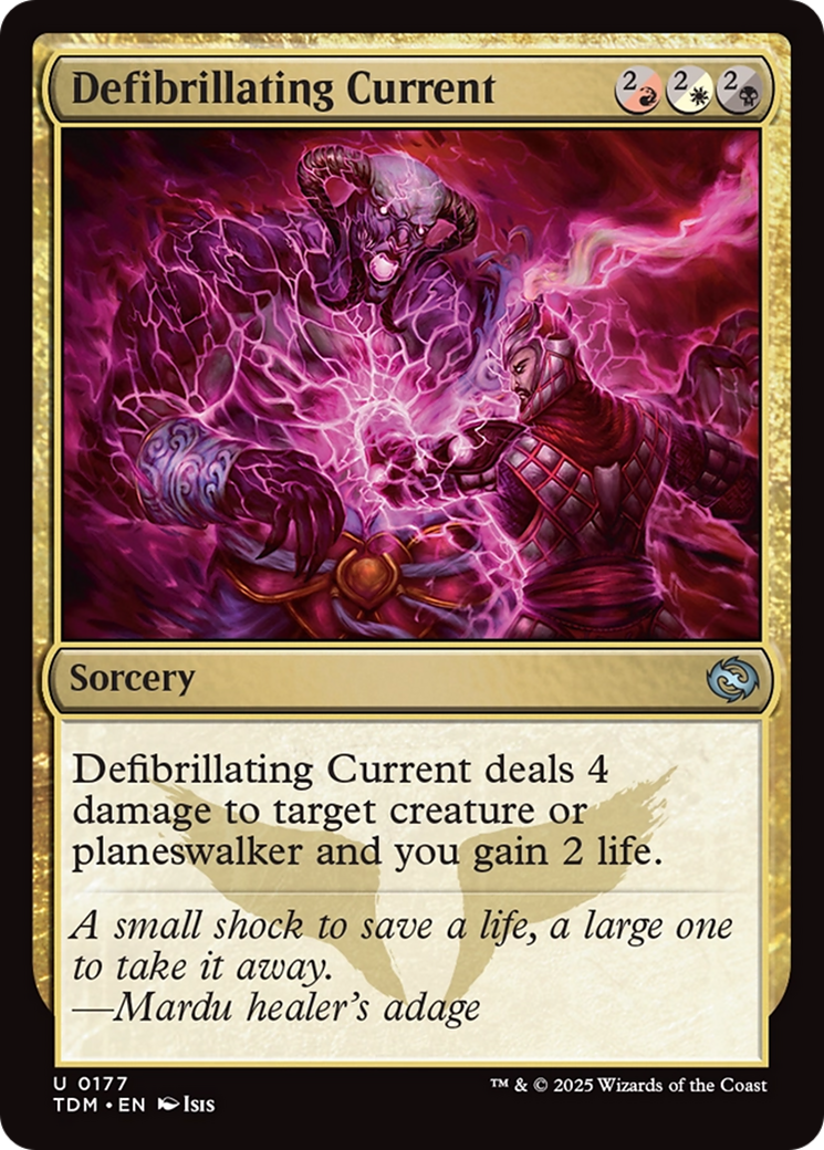 Defibrillating Current [Tarkir: Dragonstorm] | Exor Games Summserside