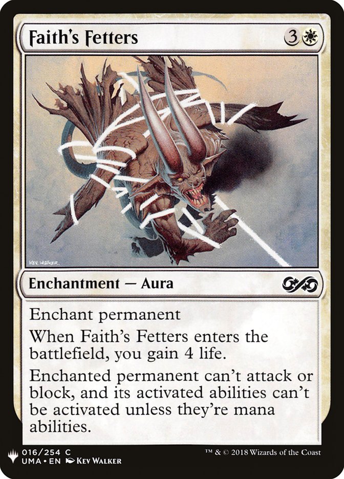 Faith's Fetters [Mystery Booster] | Exor Games Summserside