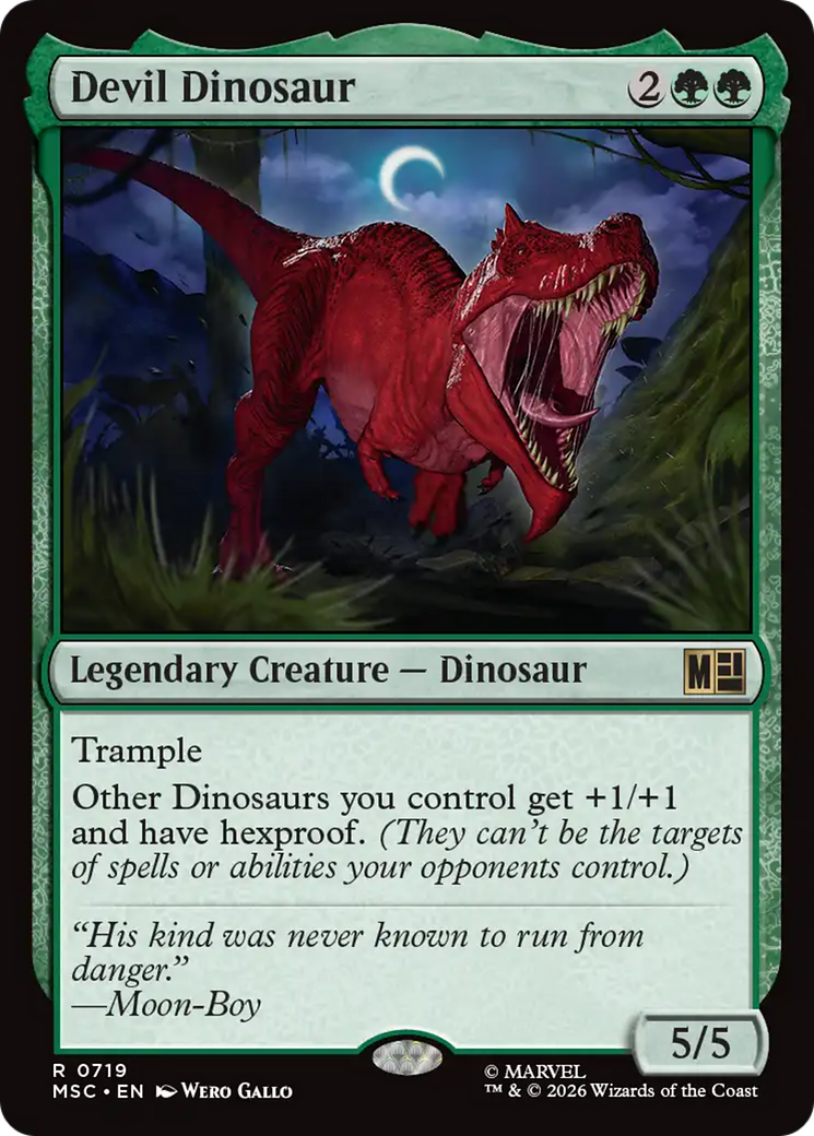 Devil Dinosaur [Marvel Super Heroes Commander] | Exor Games Summserside