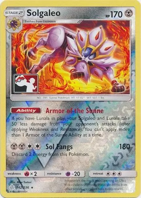 Solgaleo (142/236) [League & Championship Cards] | Exor Games Summserside