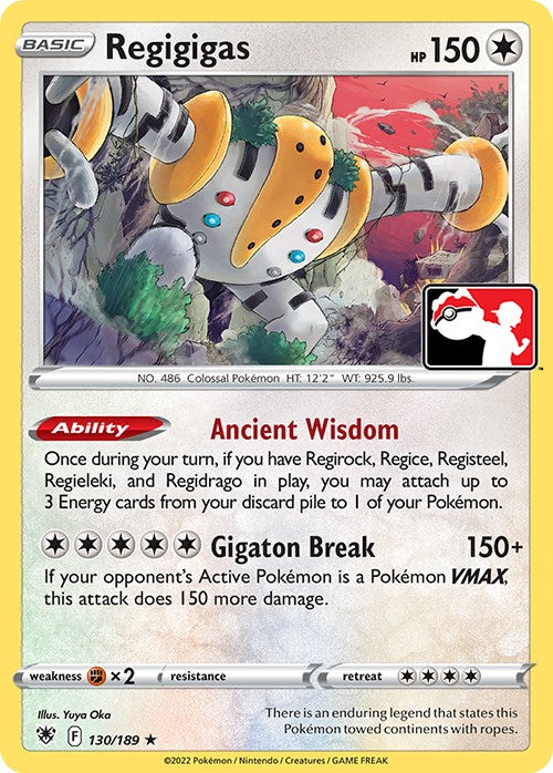 Regigigas (130/189) [Prize Pack Series Three] | Exor Games Summserside