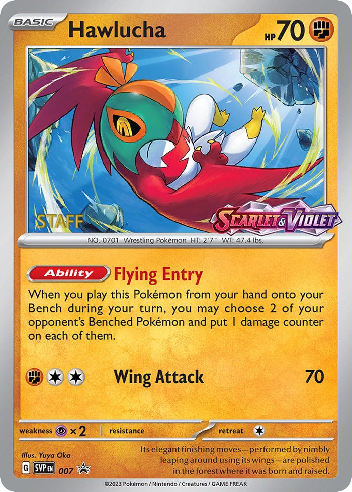 Hawlucha (007) [Staff] [Scarlet & Violet 151] | Exor Games Summserside