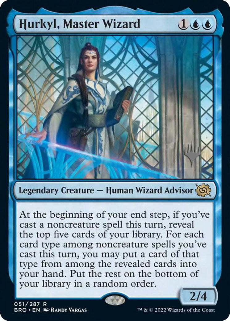 Hurkyl, Master Wizard (Promo Pack) [The Brothers' War Promos] | Exor Games Summserside