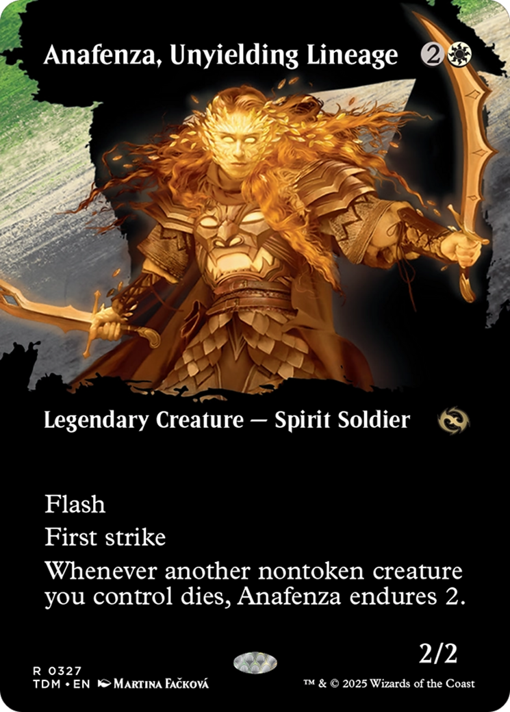 Anafenza, Unyielding Lineage (Borderless) [Tarkir: Dragonstorm] | Exor Games Summserside