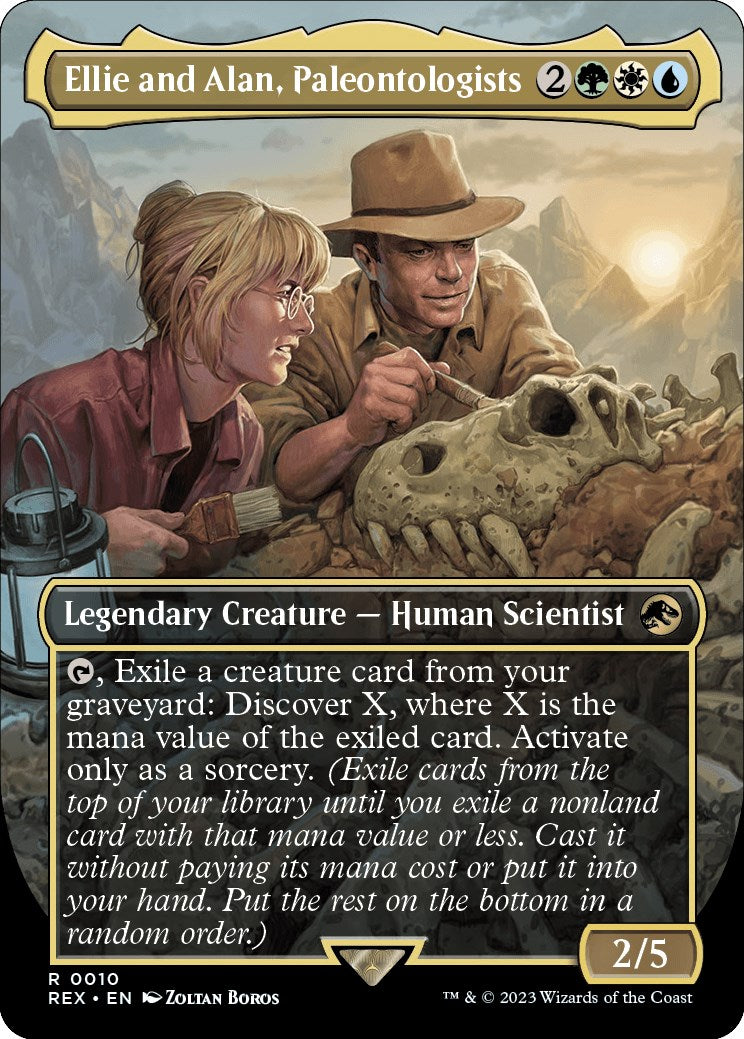 Ellie and Alan, Paleontologists (Borderless) [Jurassic World Collection] | Exor Games Summserside