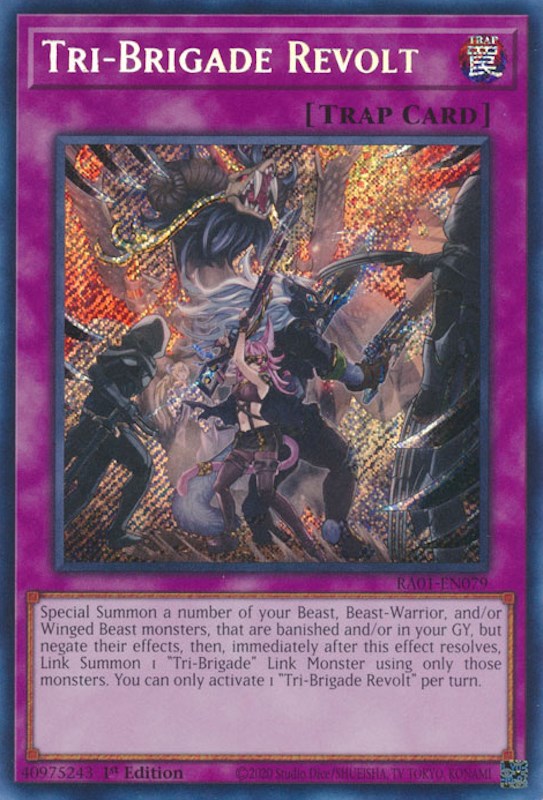 Tri-Brigade Revolt [RA01-EN079] Secret Rare | Exor Games Summserside