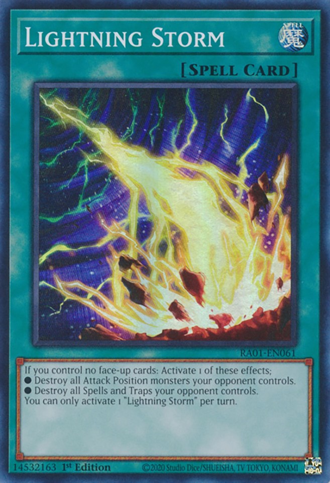 Lightning Storm [RA01-EN061] Super Rare | Exor Games Summserside