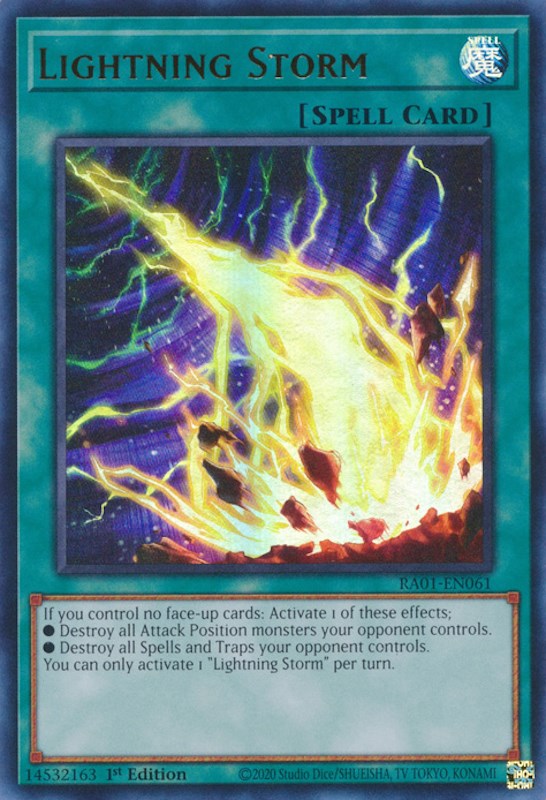 Lightning Storm [RA01-EN061] Ultra Rare | Exor Games Summserside