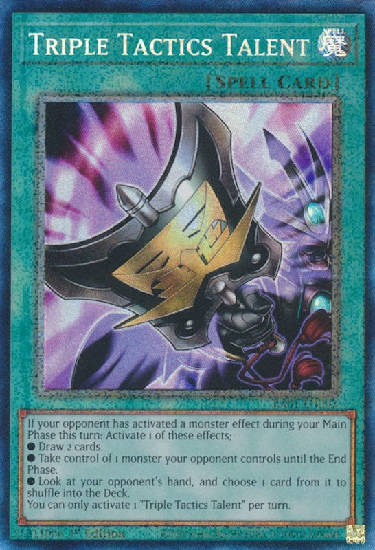 Triple Tactics Talent [RA01-EN063] Prismatic Collector's Rare | Exor Games Summserside