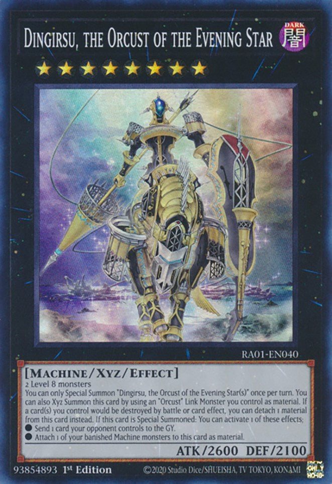 Dingirsu, the Orcust of the Evening Star [RA01-EN040] Super Rare | Exor Games Summserside