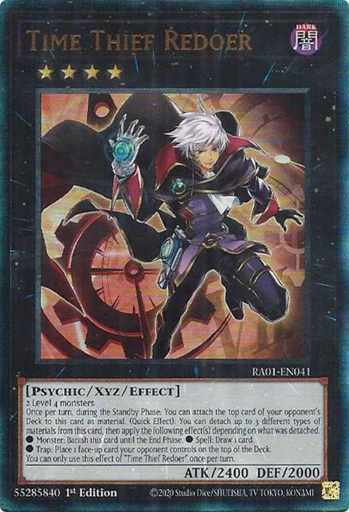 Time Thief Redoer [RA01-EN041] Prismatic Ultimate Rare | Exor Games Summserside