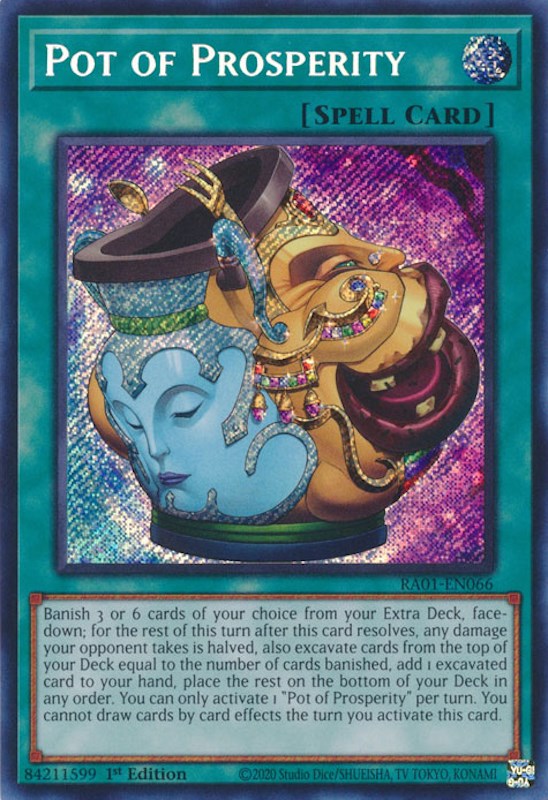 Pot of Prosperity [RA01-EN066] Secret Rare | Exor Games Summserside