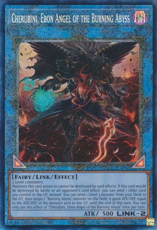 Cherubini, Ebon Angel of the Burning Abyss [RA01-EN042] Prismatic Collector's Rare | Exor Games Summserside