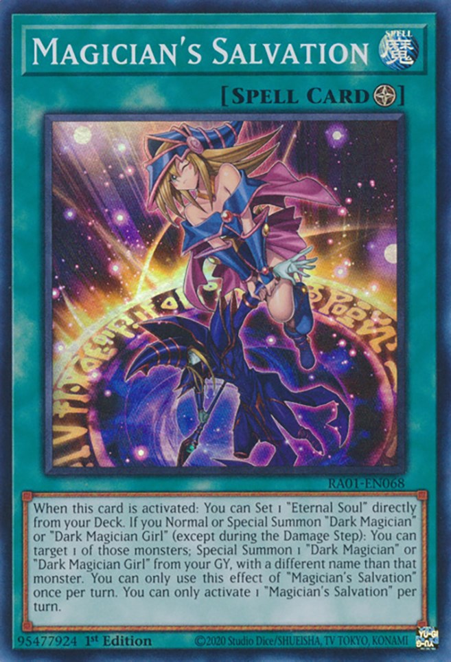 Magician's Salvation [RA01-EN068] Super Rare | Exor Games Summserside