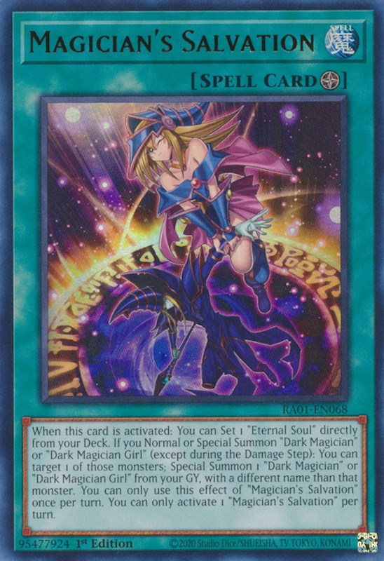 Magician's Salvation [RA01-EN068] Ultra Rare | Exor Games Summserside