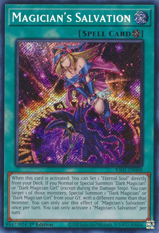 Magician's Salvation [RA01-EN068] Secret Rare | Exor Games Summserside