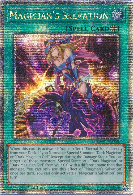 Magician's Salvation [RA01-EN068] Quarter Century Secret Rare | Exor Games Summserside