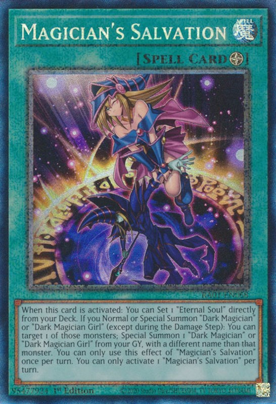 Magician's Salvation [RA01-EN068] Prismatic Collector's Rare | Exor Games Summserside