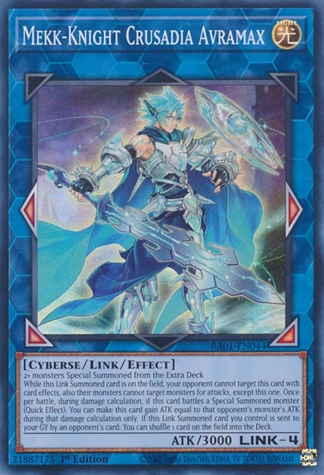 Mekk-Knight Crusadia Avramax [RA01-EN044] Super Rare | Exor Games Summserside