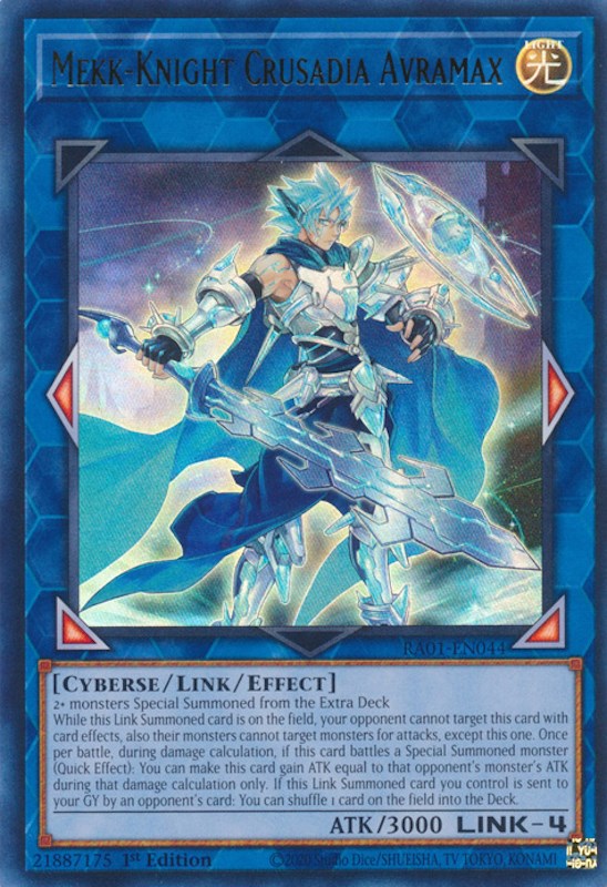 Mekk-Knight Crusadia Avramax [RA01-EN044] Ultra Rare | Exor Games Summserside