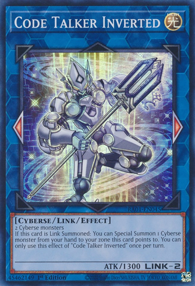 Code Talker Inverted [RA01-EN045] Super Rare | Exor Games Summserside