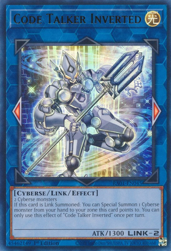 Code Talker Inverted [RA01-EN045] Ultra Rare | Exor Games Summserside