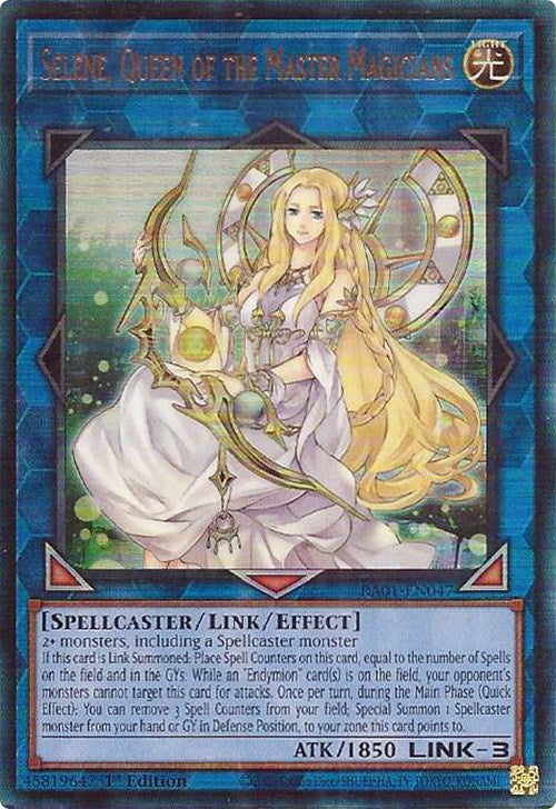 Selene, Queen of the Master Magicians [RA01-EN047] Prismatic Ultimate Rare | Exor Games Summserside