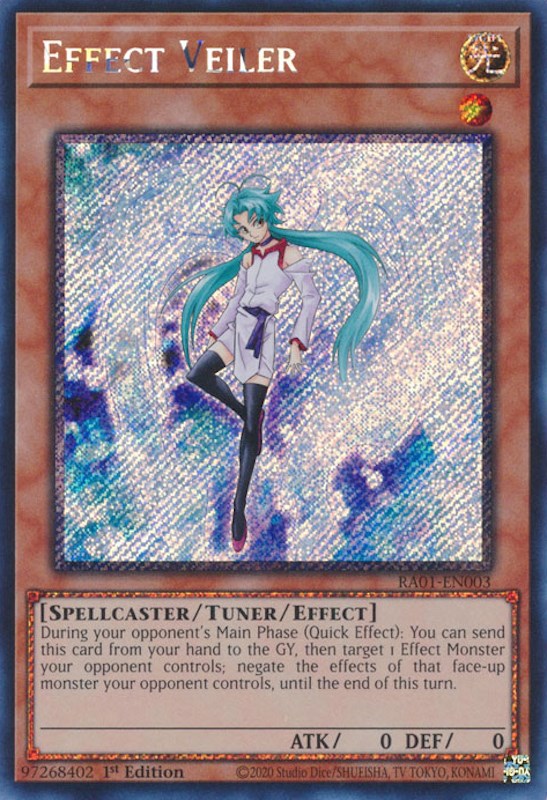 Effect Veiler [RA01-EN003] Platinum Secret Rare | Exor Games Summserside