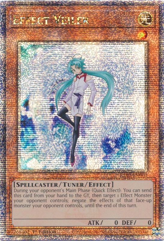 Effect Veiler [RA01-EN003] Quarter Century Secret Rare | Exor Games Summserside