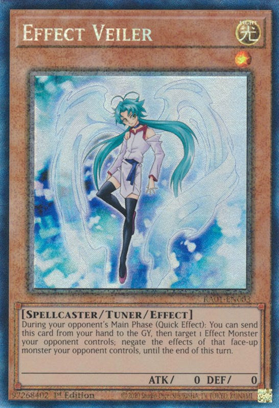 Effect Veiler [RA01-EN003] Prismatic Collector's Rare | Exor Games Summserside