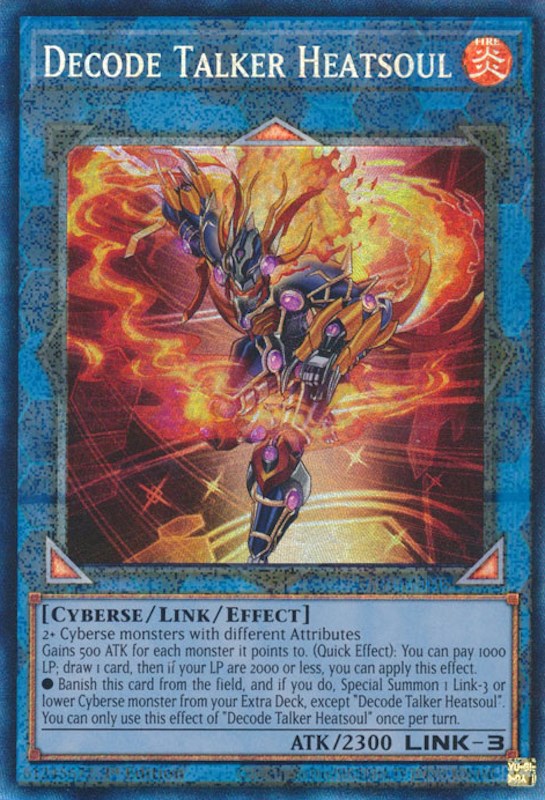 Decode Talker Heatsoul [RA01-EN048] Prismatic Collector's Rare | Exor Games Summserside