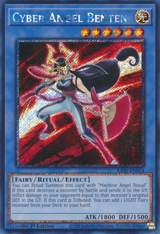 Cyber Angel Benten [RA01-EN024] Platinum Secret Rare | Exor Games Summserside