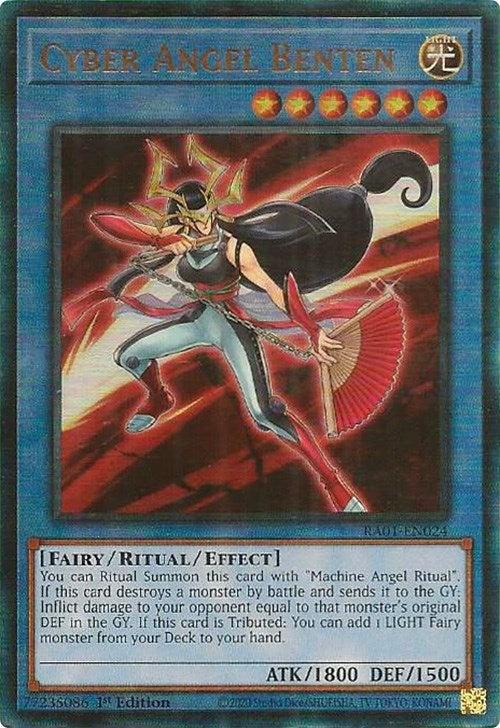 Cyber Angel Benten [RA01-EN024] Prismatic Ultimate Rare | Exor Games Summserside