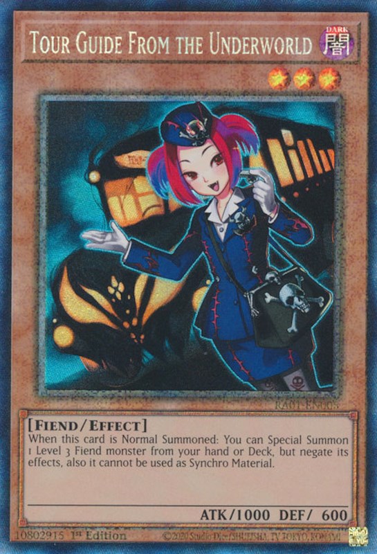 Tour Guide From the Underworld [RA01-EN005] Prismatic Collector's Rare | Exor Games Summserside