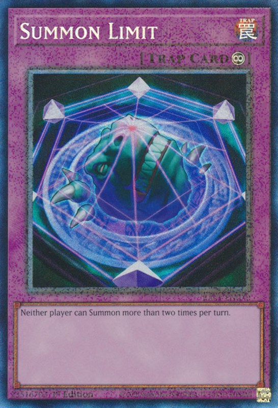 Summon Limit [RA01-EN070] Prismatic Collector's Rare | Exor Games Summserside